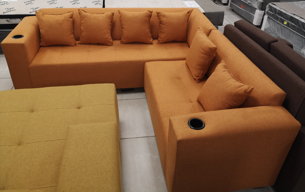 BERLIN 2 PIECE L-SHAPE LOUNGE SUITE