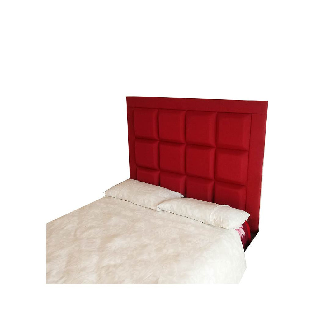 Freestanding Headboard 3 Row Block with Border